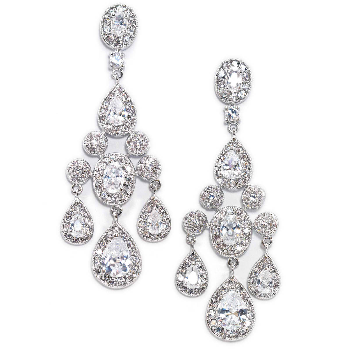 Elizabetta Modern Vintage Chandelier Statement Earring  from Anna Bellagio