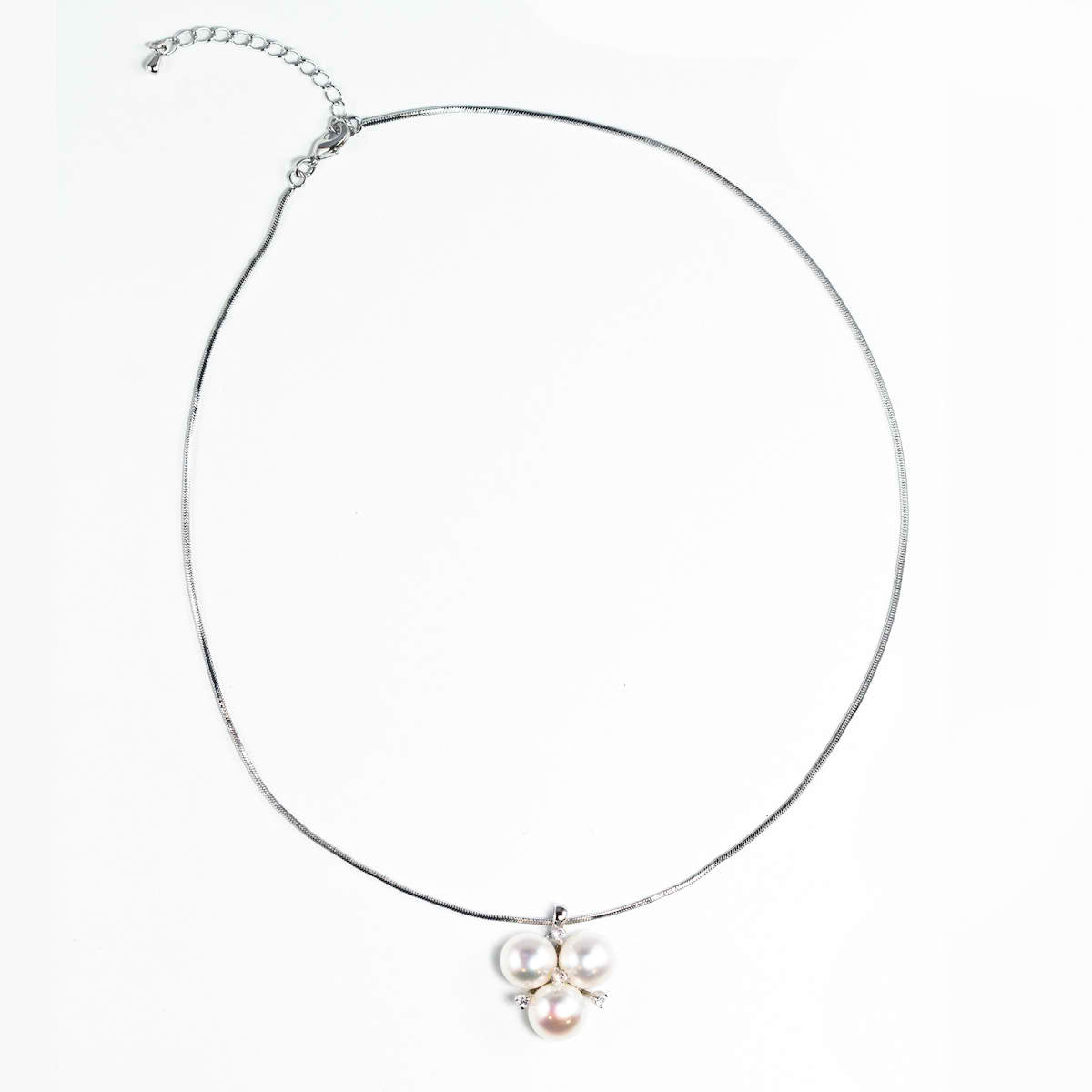 Emaline Pearl and Crystal Necklace