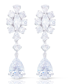 Alyse Cubic Zirconia Earrings from Anna Bellagio