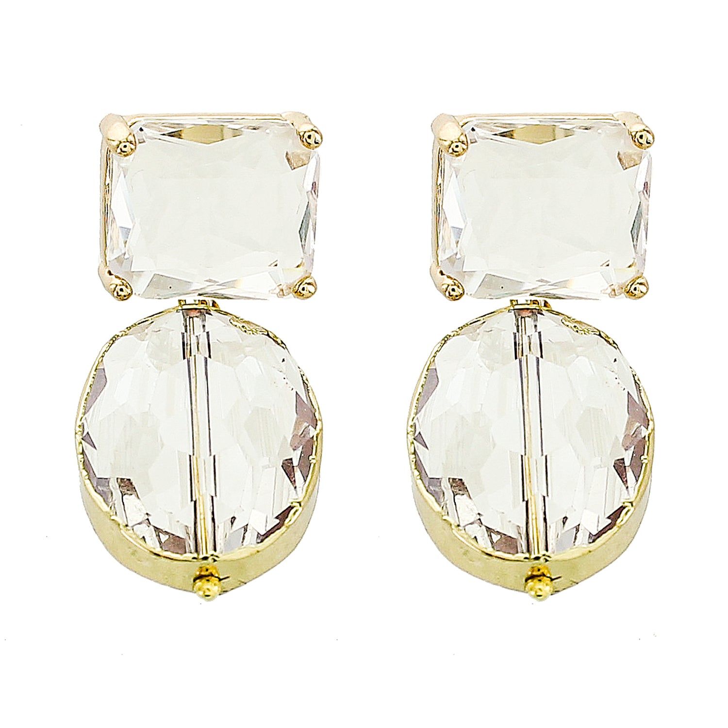 Prima Gold Statement Earrings | Anna Bellagio