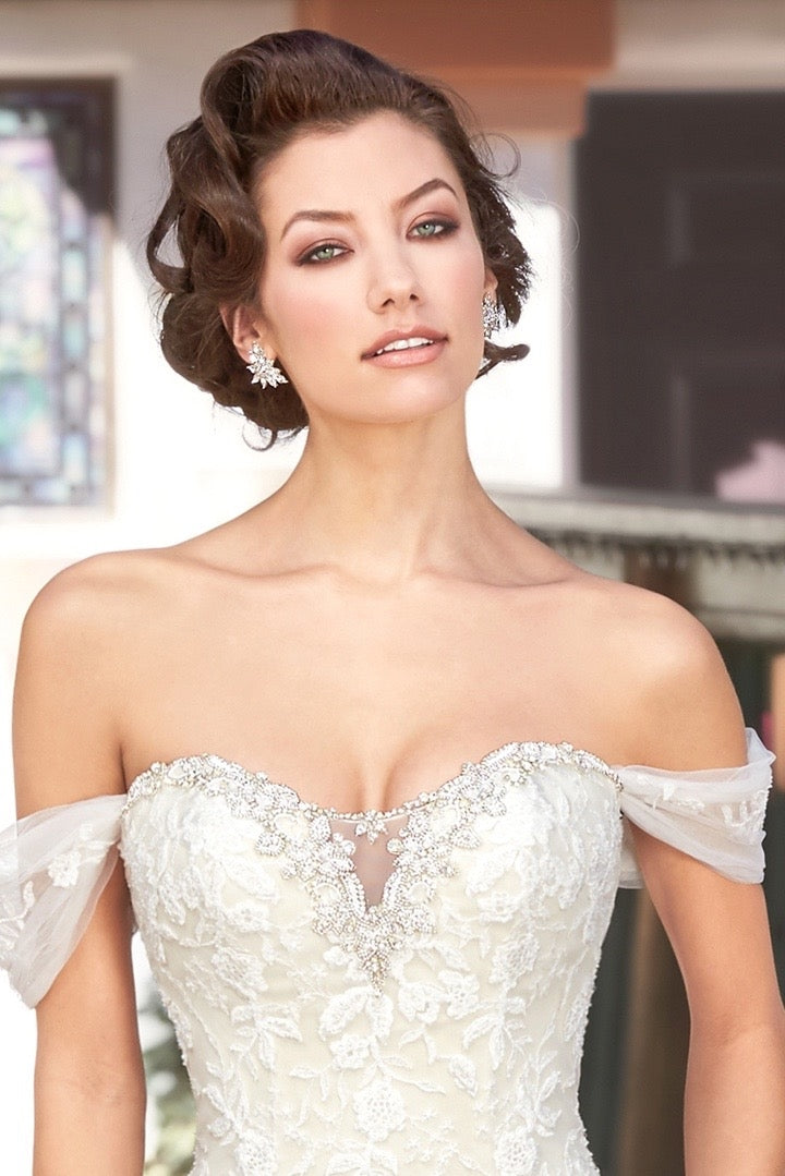 Cassandra Cluster Bridal Earrings