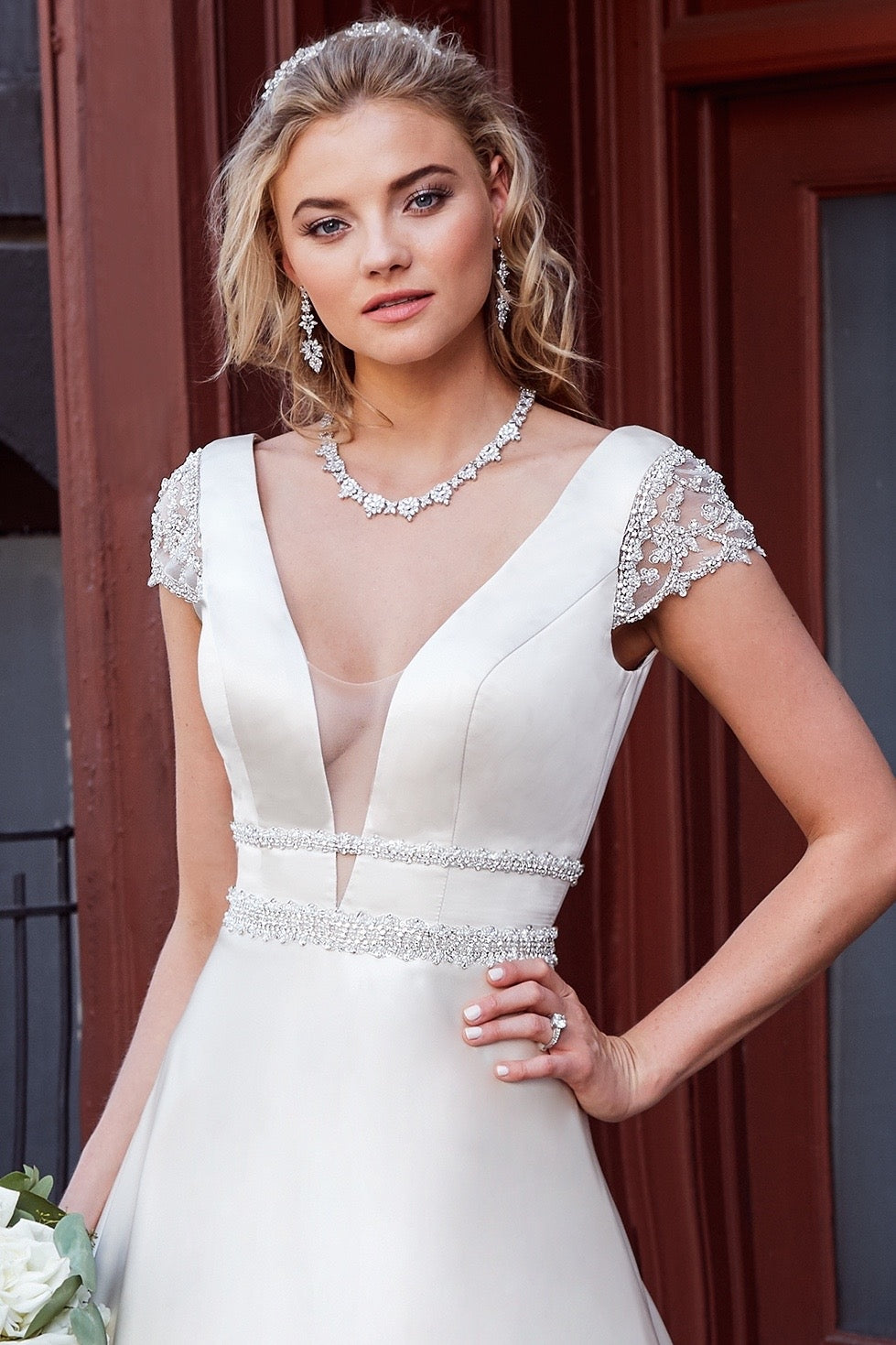 Lucrezia Necklace on Model