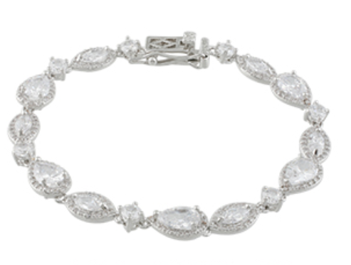 Airelle Cubic Zirconia Bracelet from Anna Bellagio 
