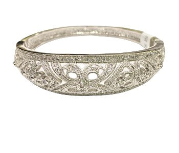 Madelena Art-Deco Inspired Bangle Bracelet from Anna Bellagio 