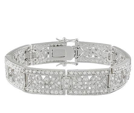 Marquesa Vintage Inspired Cubic Zirconia Bracelet