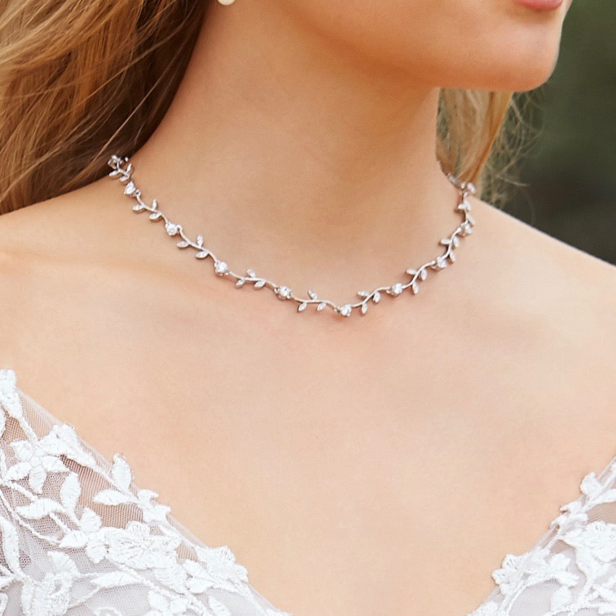 Camille Cubic Zirconia Necklace | Anna Bellagio