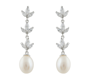 Figgy Freshwater Pearl Dangle Earrings | Anna Bellagio 