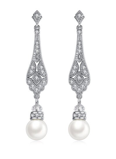Share 192+ drop linear pearl dangle earrings latest