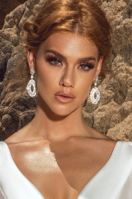 Gold Twisted Diamante Drop Earrings in 2023  Rhianna hairstyles Statement  earrings Earrings outfit