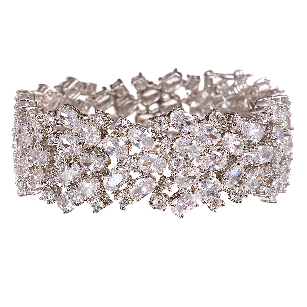 Buy Bohemian Acrylic Druzy Multi-Layer Bead Statement Bracelet - Versatile  Faux Stone Pendant Stretch Strand Stackable Cuff Bangle Set Sparkly Crystal  Online at desertcartINDIA