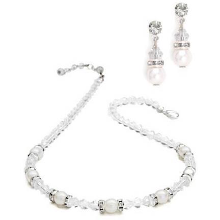 Caroline Colored Pearl Jewelry Set