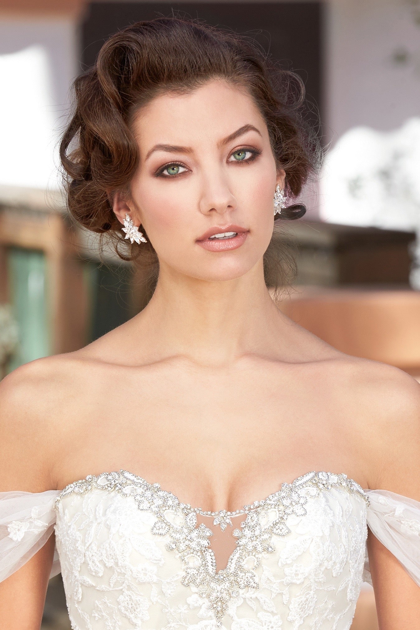 Wedding stud earrings for bride deals