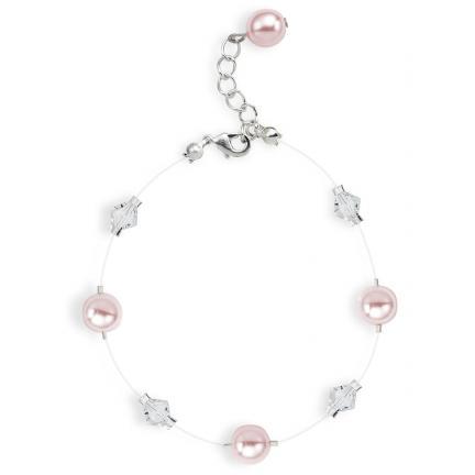 Izzy Colored Pearl and Crystal Bracelet