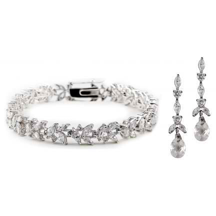 Nina Bracelet and Earring Set 