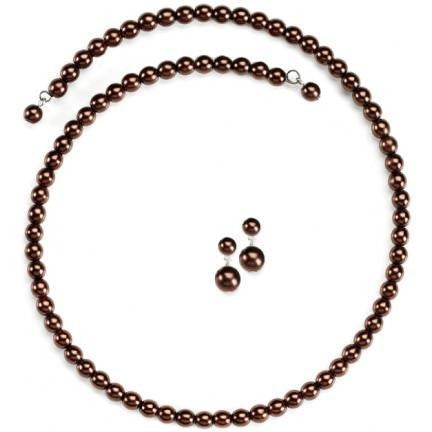 Olivia Colored Pearl Jewelry Set