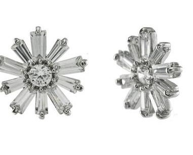 Stella Crystal Bridal Stud Earrings | Anna Bellagio 